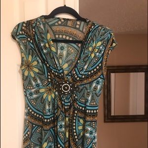 Sky Blouse -Size Small